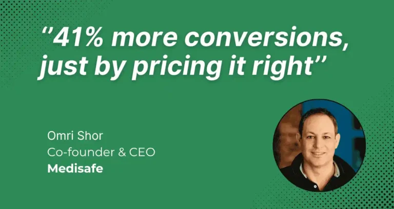 Omri, Medisafe Founder - SaaS Pricing Consultants - Case Study Testimonial